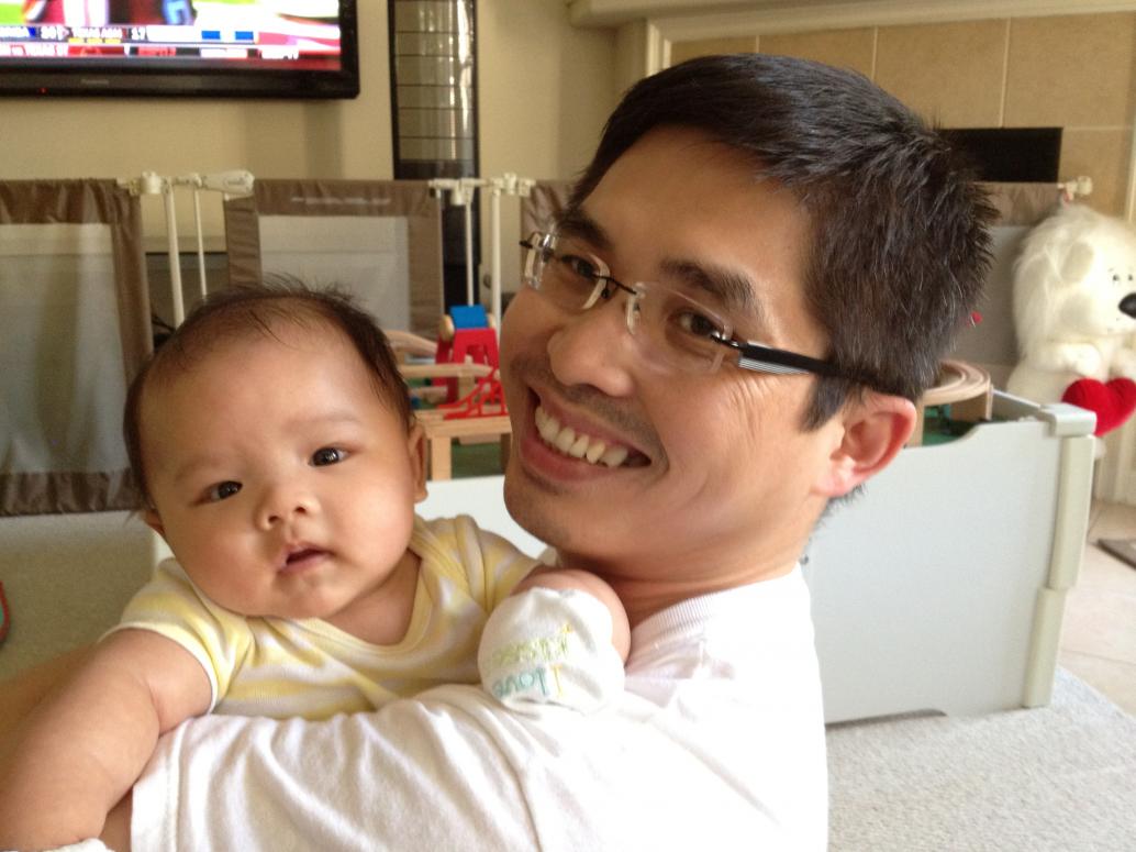 ...chắc là nặng hơn nhiều nên làm Ba mệt khờ..