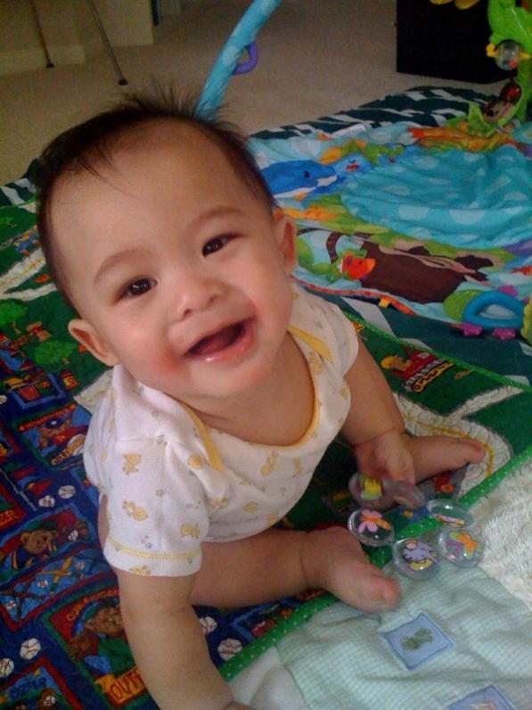 ...và cười toe toét