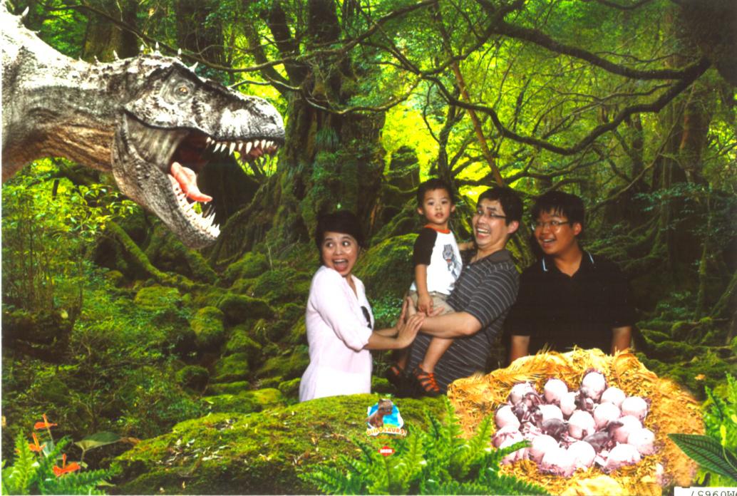 Thích nhì là vườn khủng long, hèn gì không sợ gì hết, hehe.