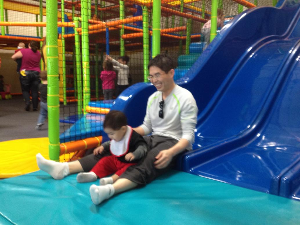 Có Ba nên không sợ gì.