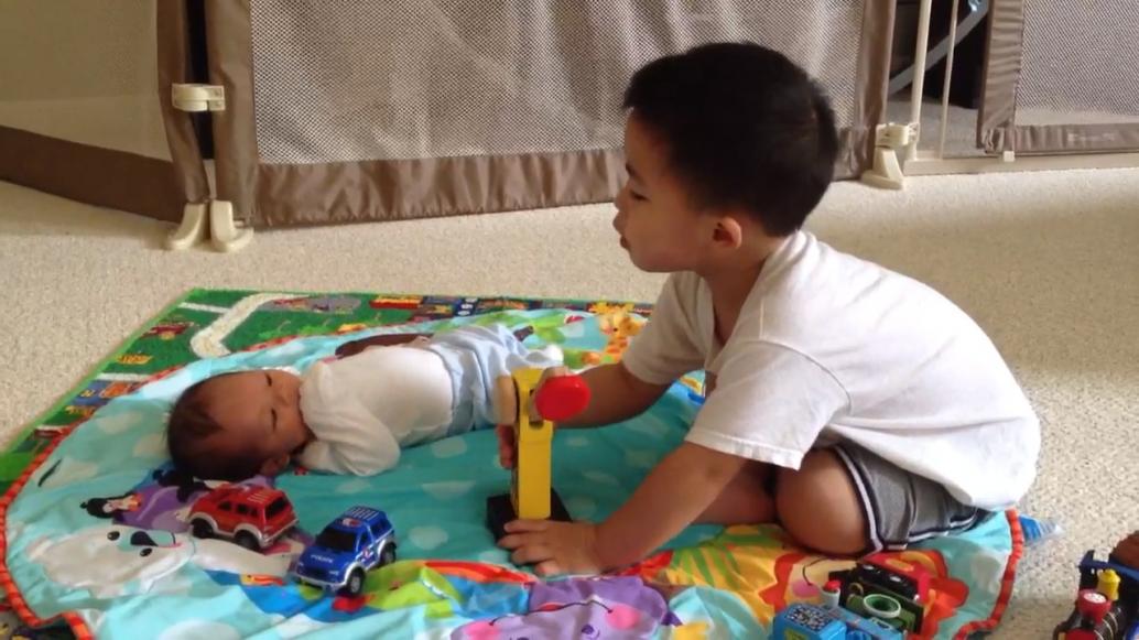 'You want to play cars?'