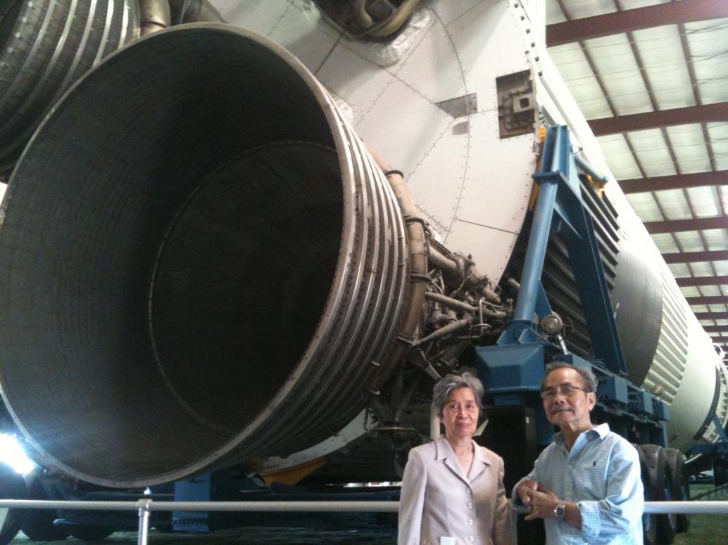 Phần cuối của tên lửa.