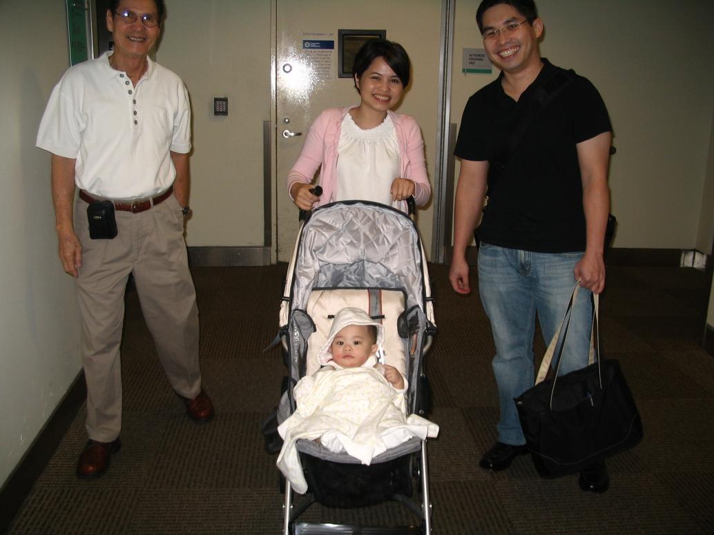 Ngày 9/16/09 con tới Oklahoma. Tới rồi Nội ơi, tới rồi